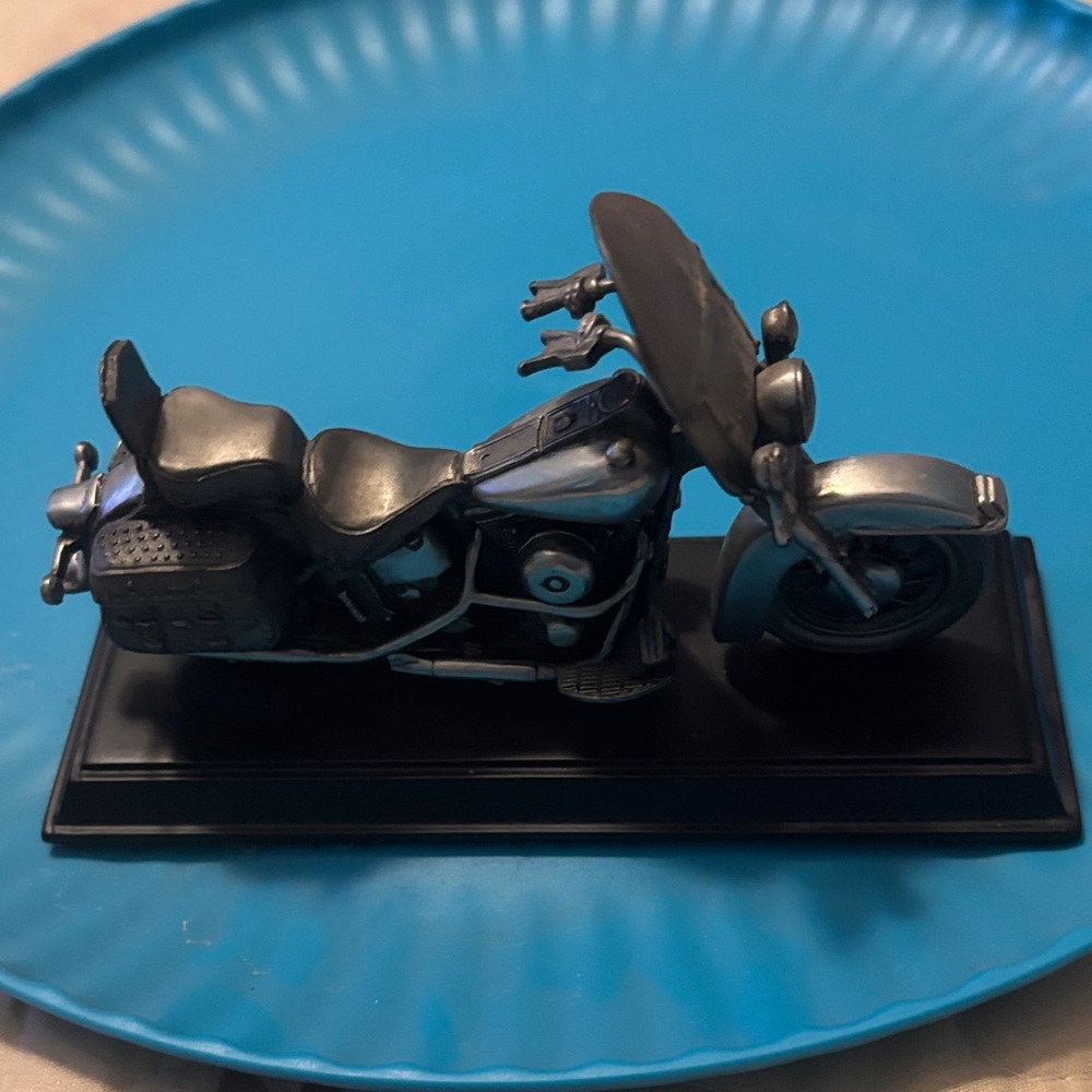 Silver Harley Davidson 1986 Softail Franklin mint used